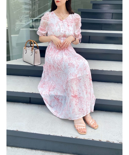 「INGNI」 半袖ワンピース M ネイビー レディース_画像2