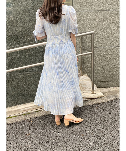 「INGNI」 半袖ワンピース M ネイビー レディース_画像5