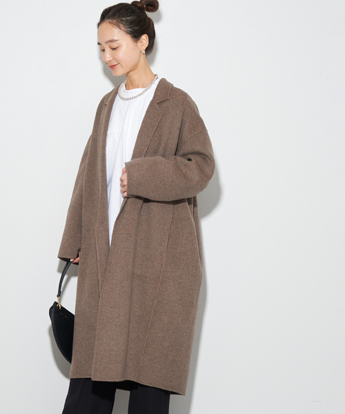 plage（プラージュ） チェスターコート 38 ブラウン レディース