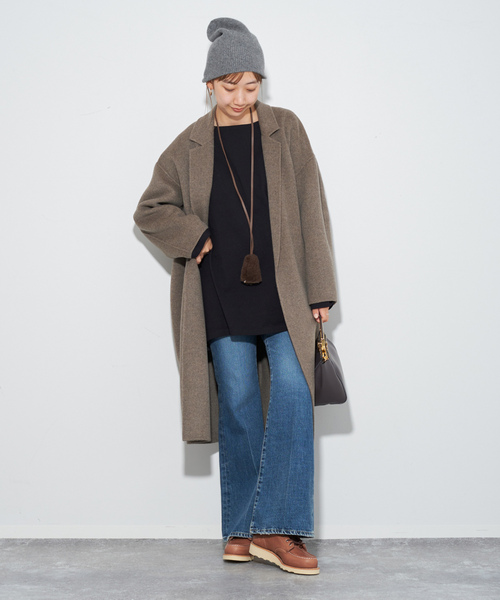 plage（プラージュ） チェスターコート 38 ブラウン レディース