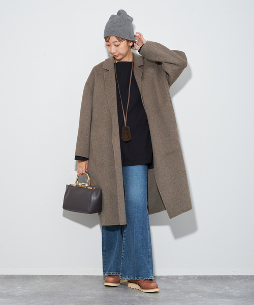 plage（プラージュ） チェスターコート 38 ブラウン レディース