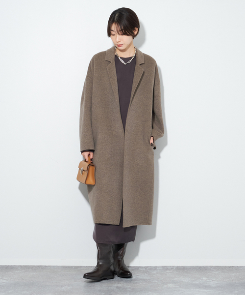 plage（プラージュ） チェスターコート 38 ブラウン レディース