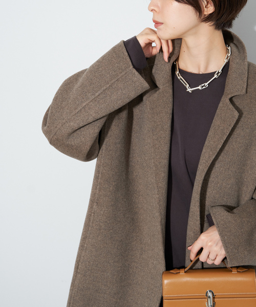 plage（プラージュ） チェスターコート 38 ブラウン レディース