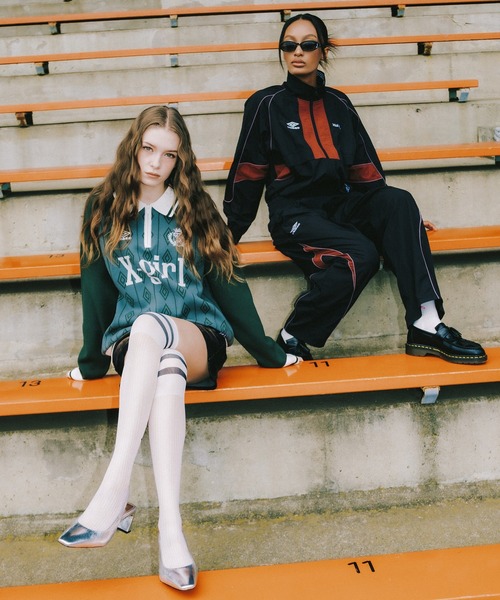 umbro（アンブロ） ブルゾン アウター X-girl x UMBRO TRACK JACKET
