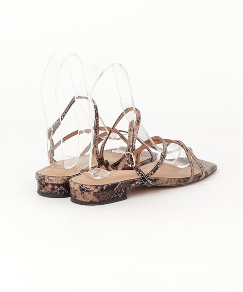 「Daniella&GEMMA」 「GEMMALINN」フラットサンダル 39 ベージュ レディース_画像2
