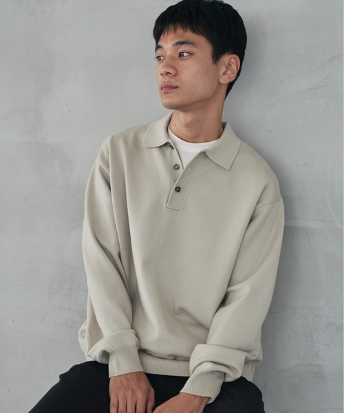 URBAN RESEARCH DOORS ポロシャツ 「UR TECH 200日ニット