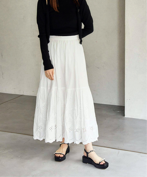 「LE TALON」 フラットサンダル MEDIUM ブラック×ブラック レディース_画像3