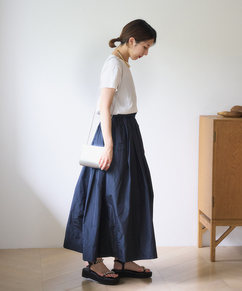 「LE TALON」 フラットサンダル MEDIUM ブラック×ブラック レディース_画像6