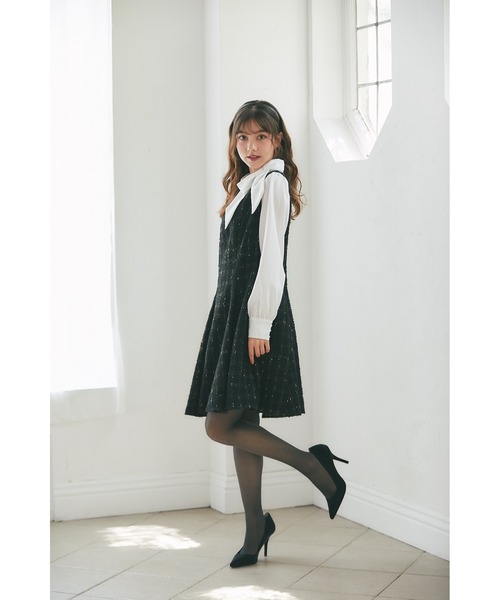 tocco closet（トッコ クローゼット） ワンピース サイドリボン付き