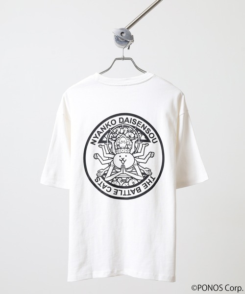 Ace（エース） tシャツ にゃんこ大戦争 オーバーサイズ半袖Tシャツ