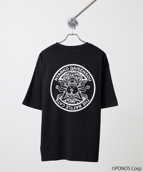 Ace（エース） tシャツ にゃんこ大戦争 オーバーサイズ半袖Tシャツ