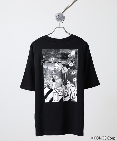 Ace（エース） tシャツ にゃんこ大戦争 オーバーサイズ半袖Tシャツ