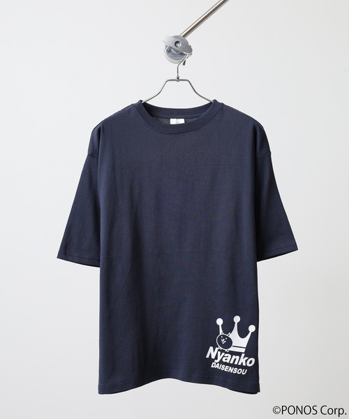 Ace（エース） tシャツ にゃんこ大戦争 オーバーサイズ半袖Tシャツ
