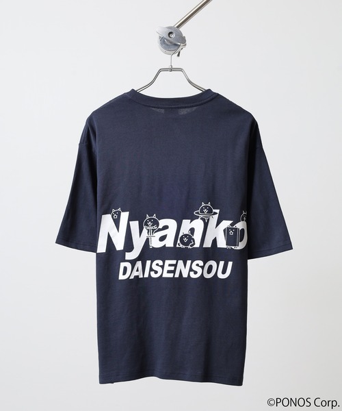 Ace（エース） tシャツ にゃんこ大戦争 オーバーサイズ半袖Tシャツ