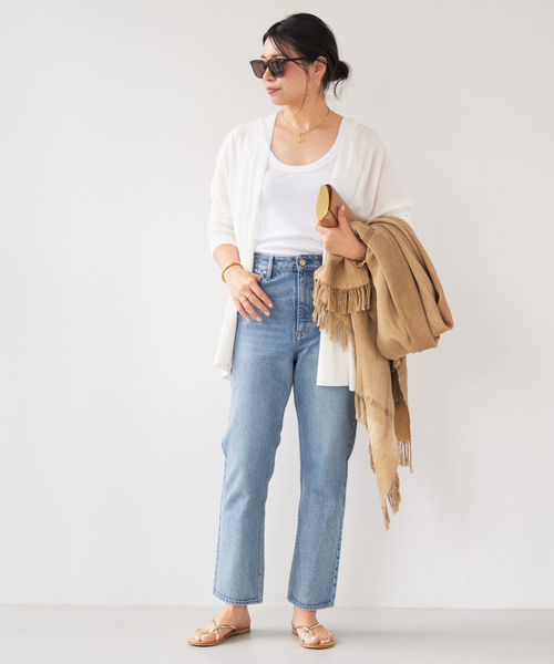 Deuxieme Classe（ドゥーズィエムクラス） 加工デニムパンツ 38 ブルー