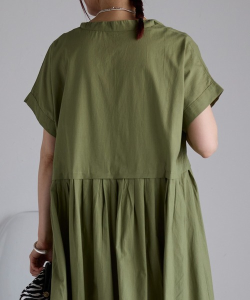 Fizz（フィズ） 半袖ワンピース M ブルー レディース : ZOZOTOWN Yahoo