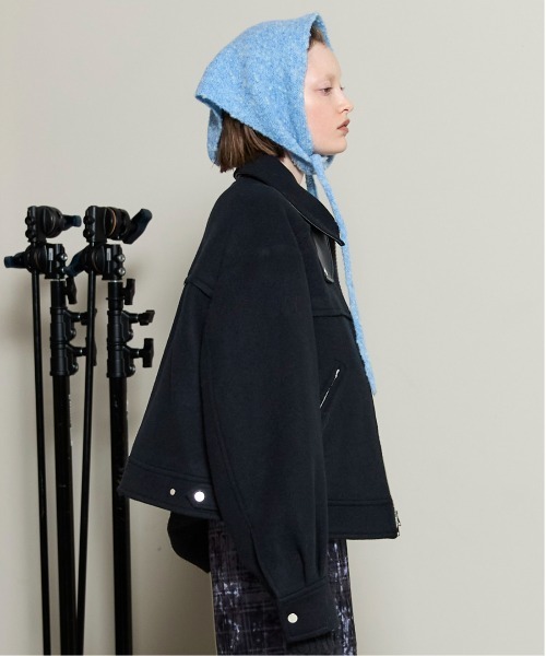 ブルゾン アウター Soutien Collar Blouson / ステンカラーブルゾン レディースの画像