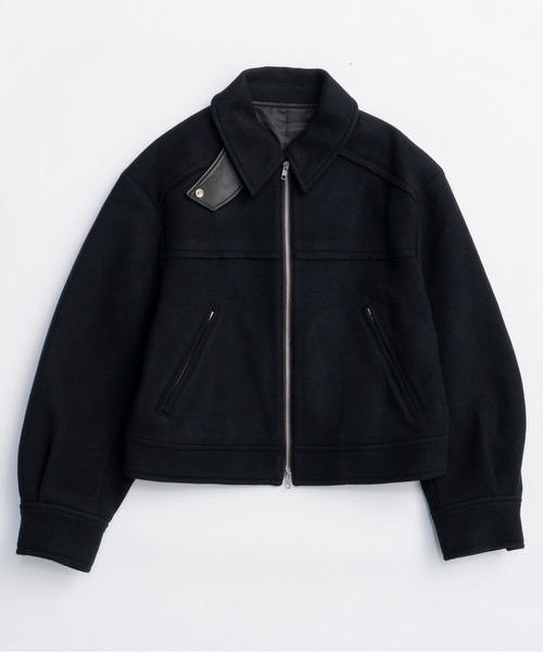 ブルゾン アウター Soutien Collar Blouson / ステンカラーブルゾン レディースの画像