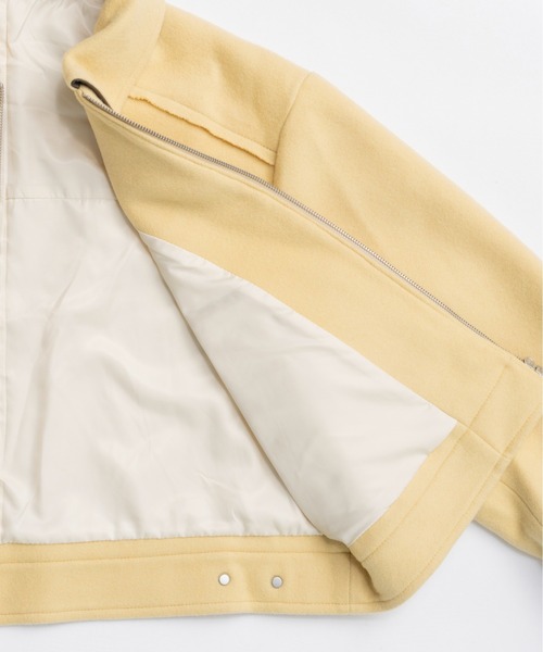 ブルゾン アウター Soutien Collar Blouson / ステンカラーブルゾン レディースの画像
