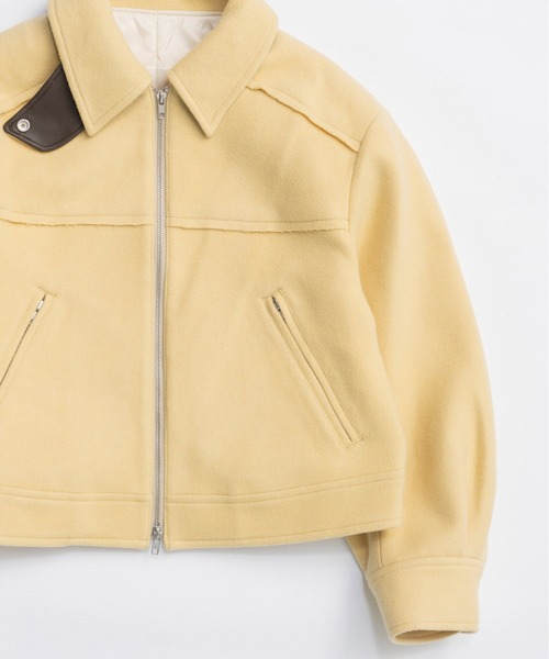 ブルゾン アウター Soutien Collar Blouson / ステンカラーブルゾン レディースの画像