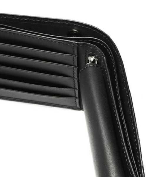 二つ折り財布 財布 牛革 レザー ミディアム ウォレット/ブランド/オリジナル/メンズ/二つ折り財布/人気 メンズ レディースの画像