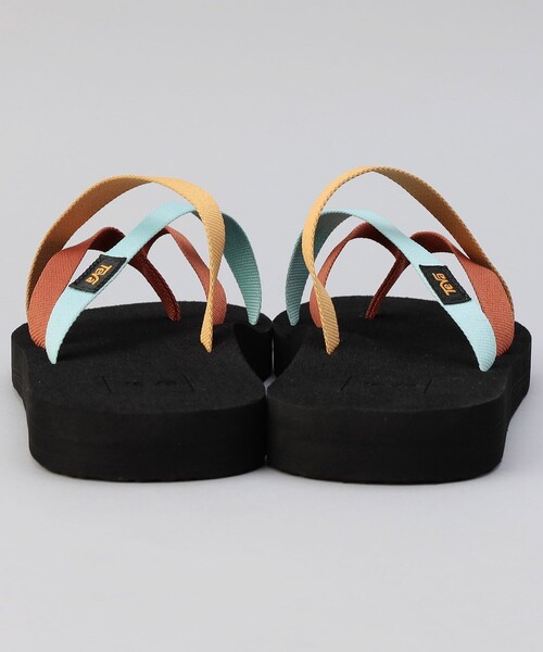 「Teva」 フラットサンダル 8 ブラック レディース_画像4