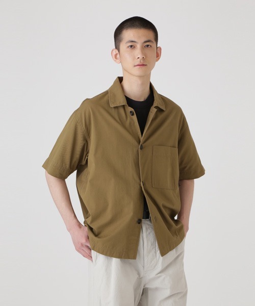 「MHL.」 7分袖シャツ LARGE ホワイト メンズの画像