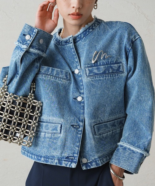 Loungedress（ラウンジドレス） デニムジャケット FREE ブルー