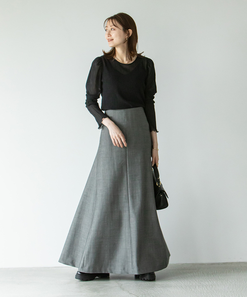 NOBLE（ノーブル） 長袖カットソー FREE ブラック レディース