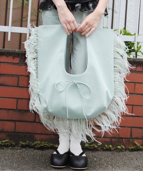 musubore（ムスボレ） トートバッグ jelly fish suede toe bag 