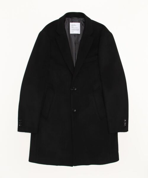 SHIPS（シップス） チェスターコート SMALL ブラック メンズ