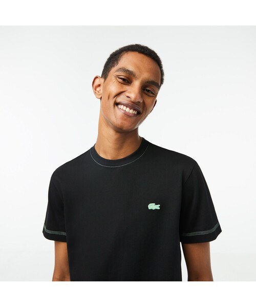 LACOSTE（ラコステ） 半袖Tシャツ 4 ベージュ メンズ : ZOZOTOWN Yahoo