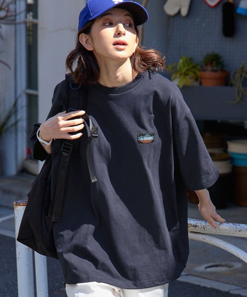ジェリー GERRY（ジェリー） 7分袖Tシャツ L ネイビー メンズ : ZOZOTOWN Yahoo