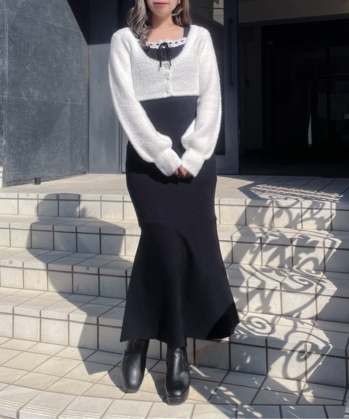 abc une face（アーベーセーアンフェイス） ワンピース ボレロ