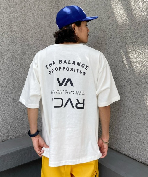 「RVCA」 半袖Tシャツ M ホワイト メンズ_画像2