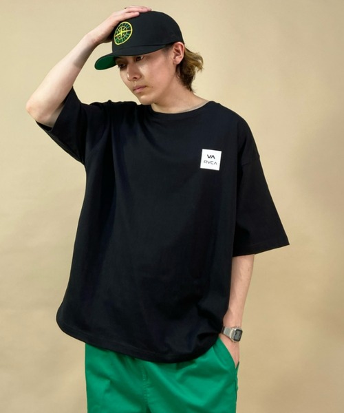 「RVCA」 半袖Tシャツ M ホワイト メンズ_画像4