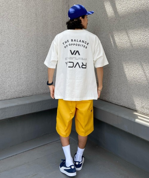 「RVCA」 半袖Tシャツ M ホワイト メンズ_画像9