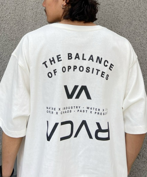 「RVCA」 半袖Tシャツ M ホワイト メンズ_画像10