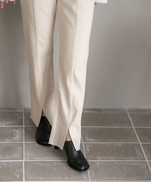 「LOWRYS FARM」 デニムパンツ LARGE ライトブルー レディース_画像5