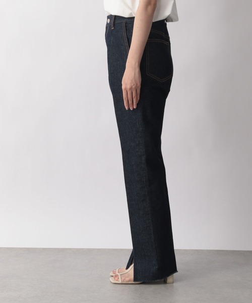 「LOWRYS FARM」 デニムパンツ LARGE ライトブルー レディース_画像6