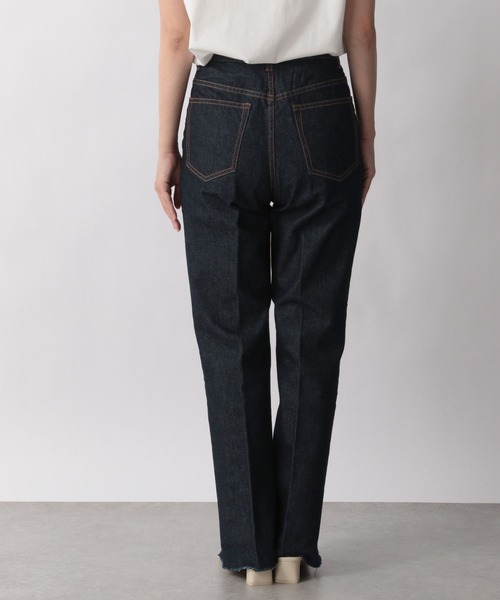 「LOWRYS FARM」 デニムパンツ LARGE ライトブルー レディース_画像7