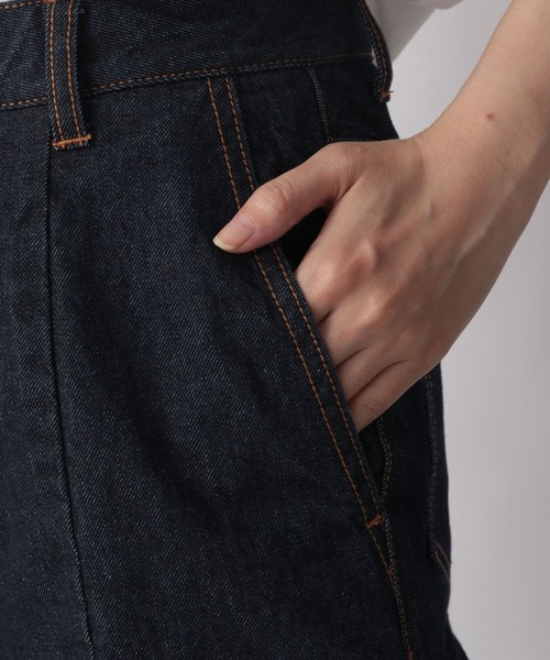 「LOWRYS FARM」 デニムパンツ LARGE ライトブルー レディース_画像9