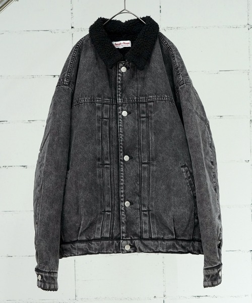 THE MILES デニムジャケット gジャン 裏ボアデニムジャケット メンズ