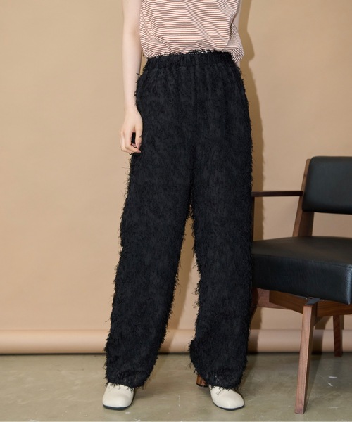 「THE YOn」 イージーパンツ FREE ブラック レディース_画像6