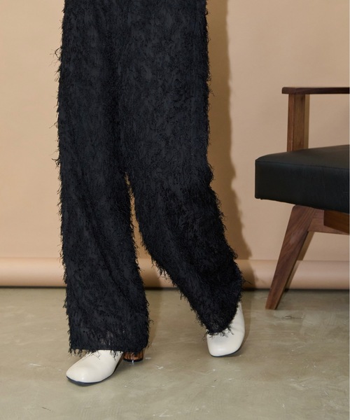 「THE YOn」 イージーパンツ FREE ブラック レディース_画像9