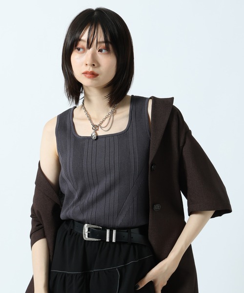 PAGEBOY（ページボーイ） タンクトップ ノースリーブ 「自宅で洗える