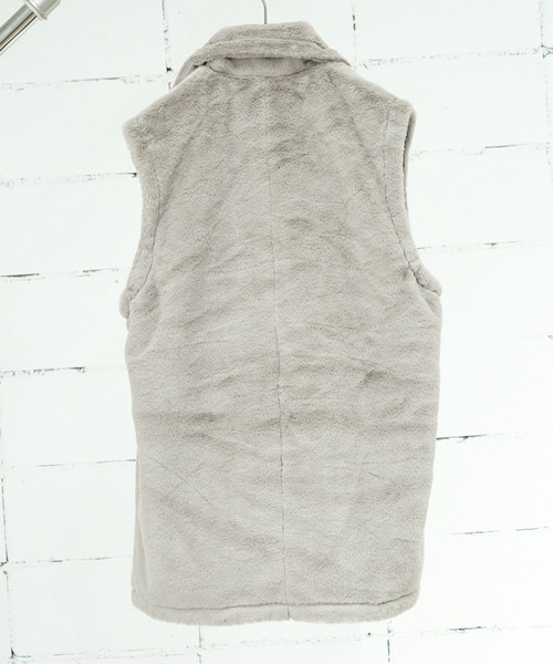 THE MILES ベスト ジレ ファーダブルベスト メンズ レディース