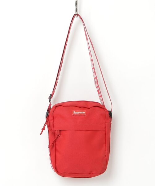 Supreme ショルダーバッグ レッド Supreme（シュプリーム） ワンポイントショルダーバッグ - レッド