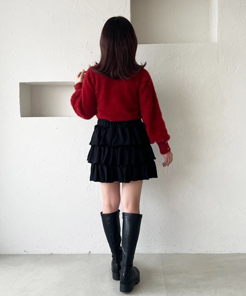 「apres jour」 長袖ニット X-LARGE オフホワイト レディース_画像2