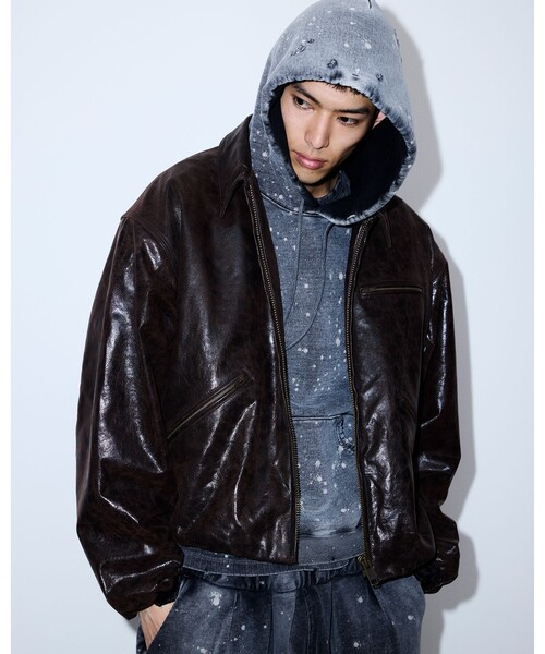 BEAMS（ビームス） ブルゾン アウター ワイドショートフィット ゴート